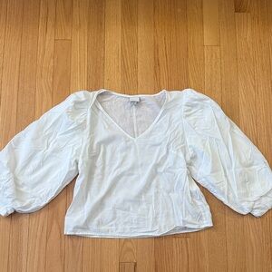 a new day White Puff Sleeve Blouse